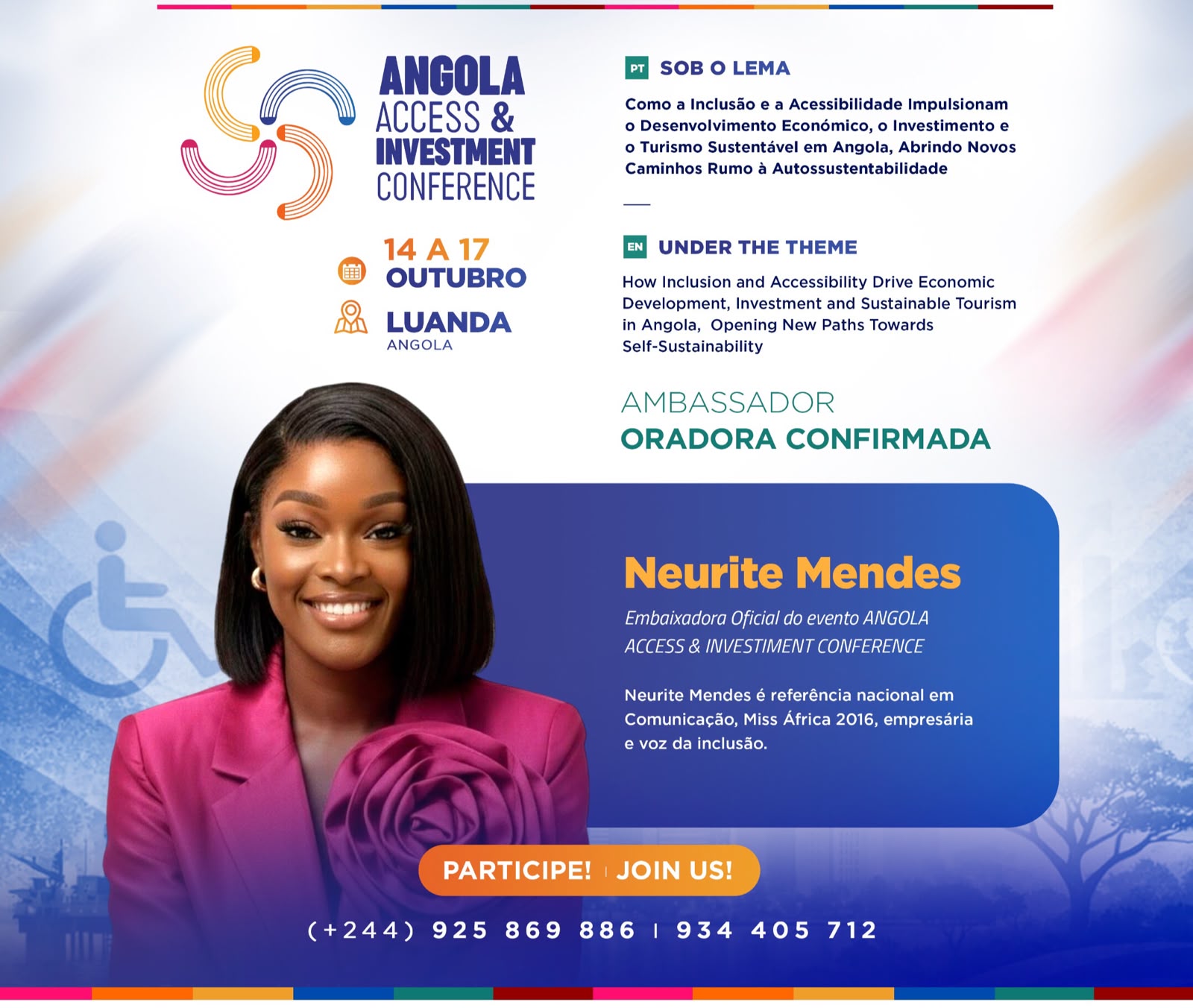 Cartaz da Embaixadora Oficial